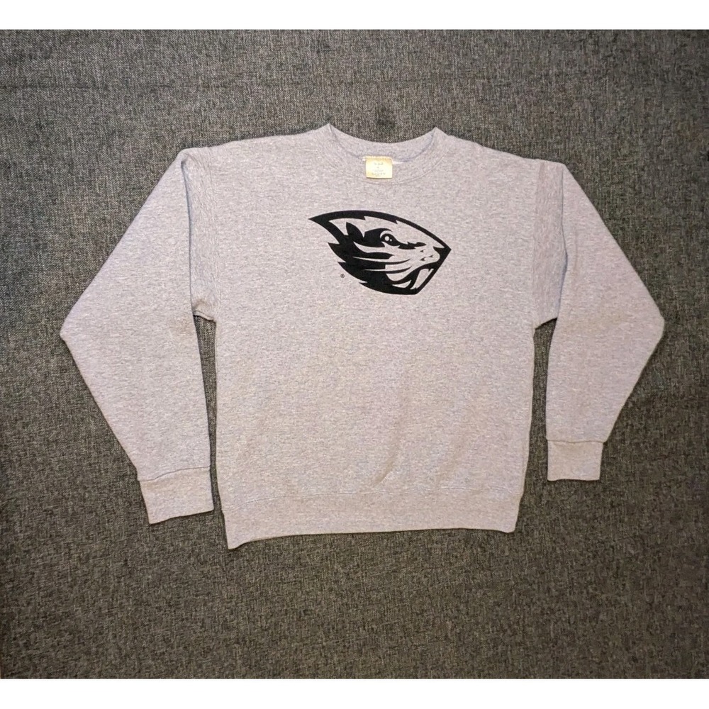 Vintage Oregon State Beavers Sweatshirt Womens XL Gray NCAA Football The Game